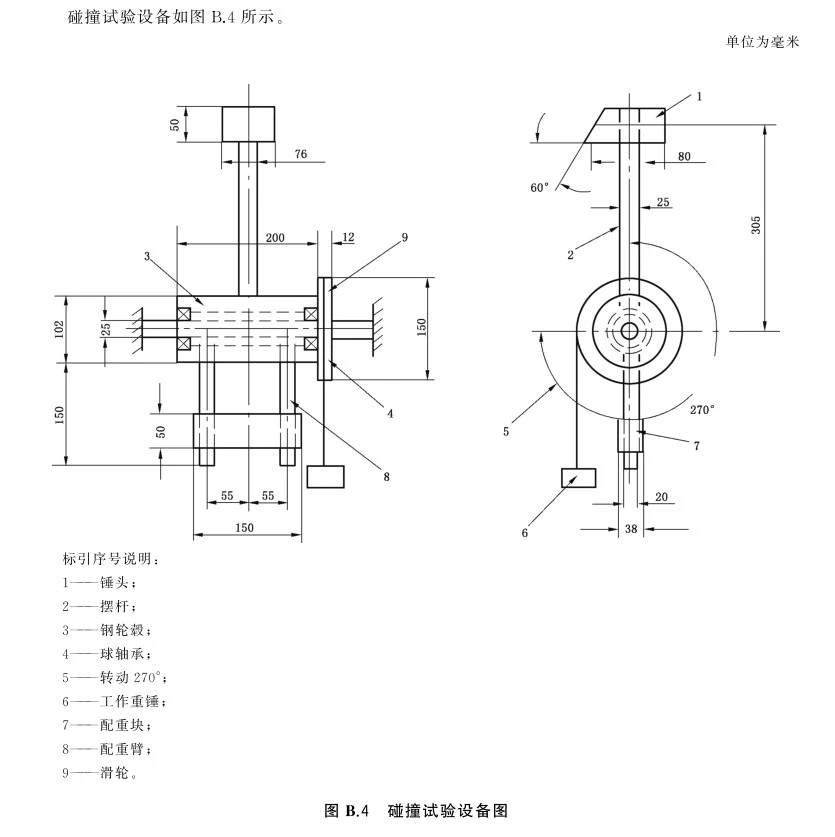 火災(zāi)探測(cè)器碰撞試驗(yàn)裝置