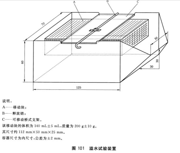 溢水試驗(yàn)裝置